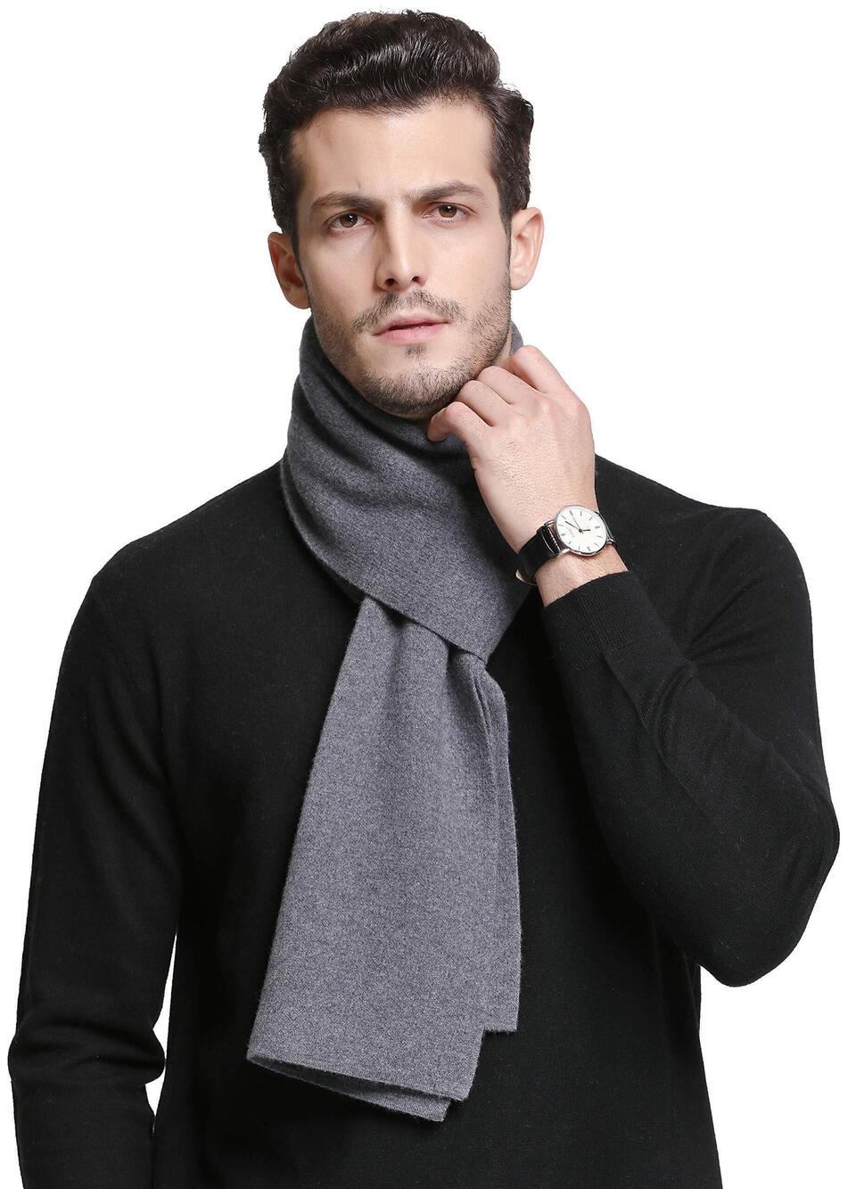 3303 100 Australian Merino Wool Scarf Knitted Soft Warm Neckwear